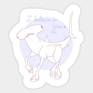 Shark Horse Blue Sticker